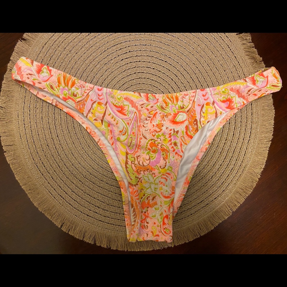 Victoria’s Secret “Itsy” paisley swim bottoms